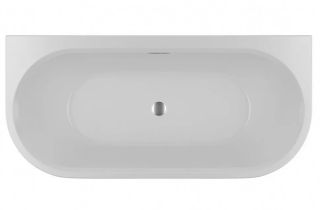 Акриловая ванна с подсветкой Riho Desire Back2Wall Velvet LED B089002105 180х84см светодиоды под ванной белый матовый